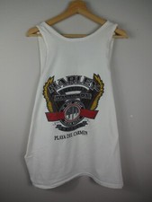 Harley Davidson Tank Top Size Large White Playa Del Carmen