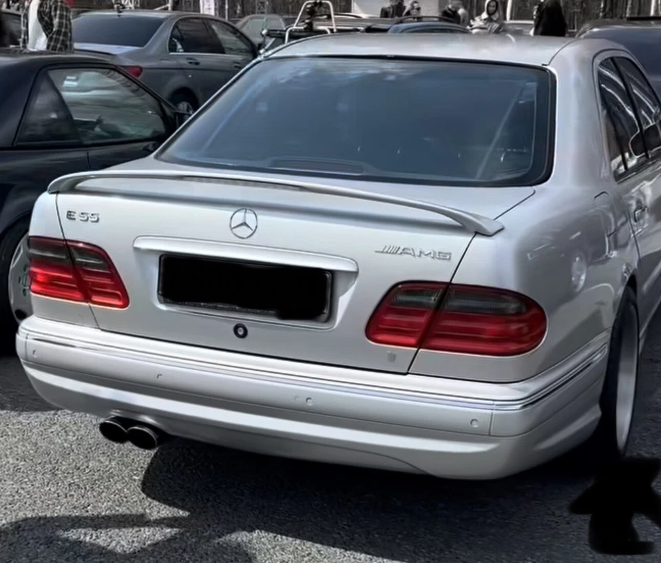 Для Mercedes-Benz W210 для AMG спойлер багажника E320 E55 E420 E430 E50 95-02 - Изображение 2 из 4