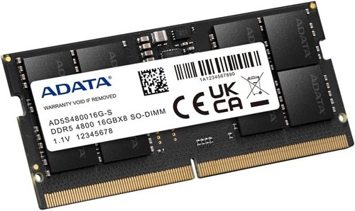 ADATA Premier 8GB (1x8GB) DDR5 4800MHz CL40 PC5-38400 262-Pin SODIMM Memory RAM - Picture 2 of 4