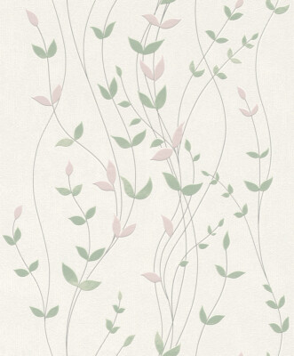 Rasch Vliestapete Deco Style Grün-Hellgrün 416039