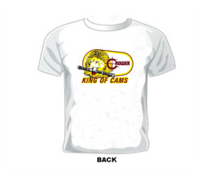 Vintage DRAG/GASSER/SPRINT/NASCAR/MIDGET RACE T shirt CROWER KING OF CAMS