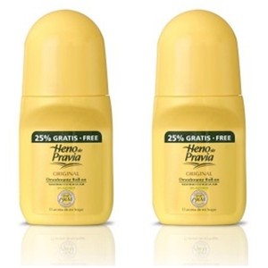 2 X Heno De Pravia Roll On Deodorant 62 5 Ml Alcohol Free