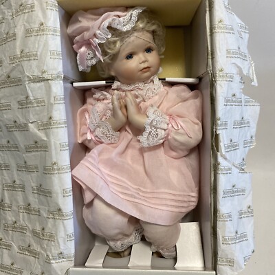 アンティーク 人形  Ashton-Drake Galleries Ashton Drake Galleries Porcelain Baby Doll NEW NIB | eBay