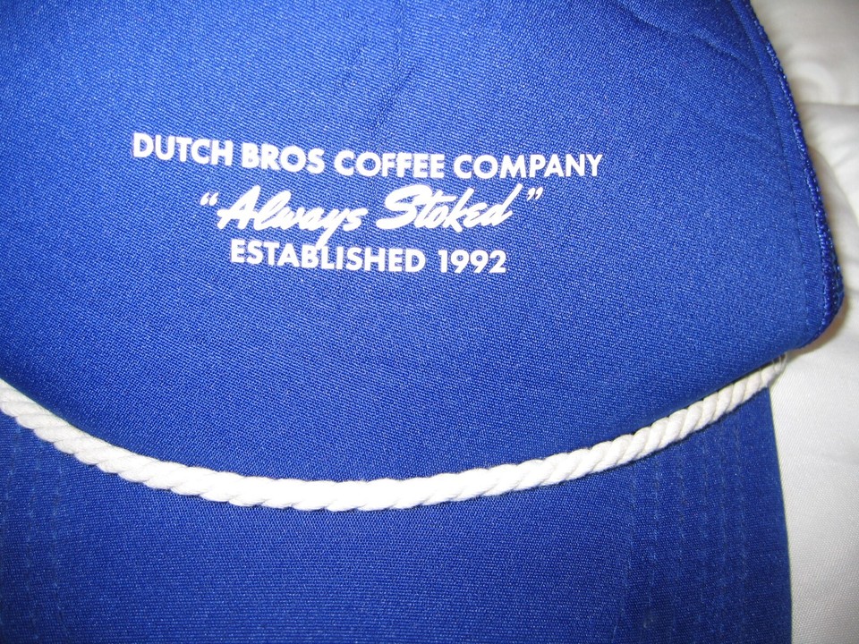 Vtg Dutch Bros Coffee Mesh Trucker Hat Foam Baseball Adjustable Cap eBay