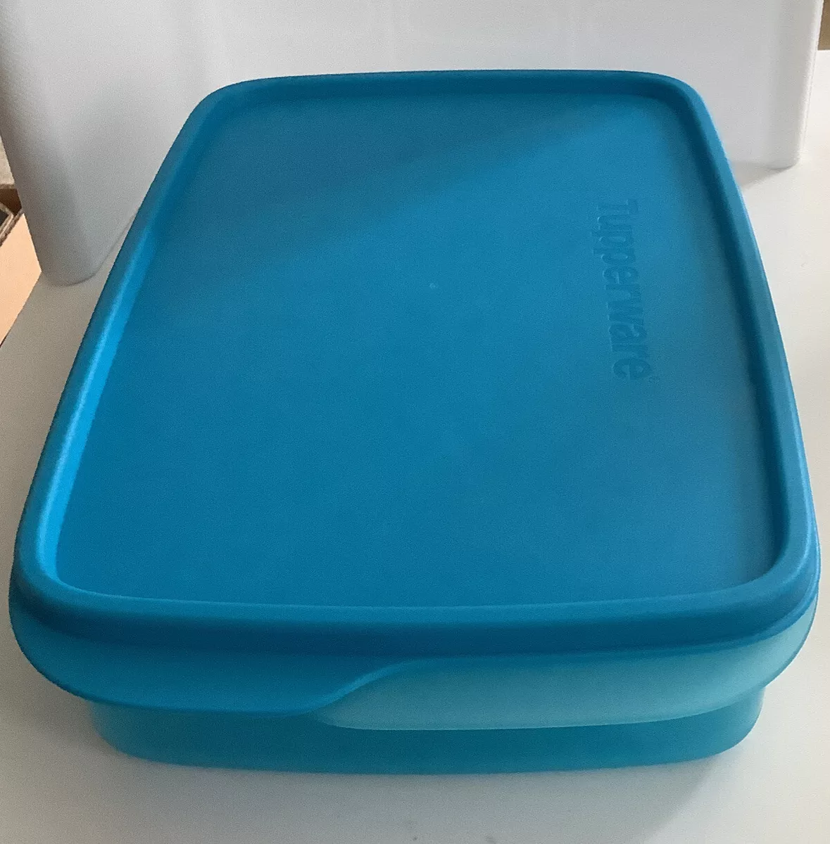 Tupperware Blue Divider Container 7817B-1 ~ 1L - 4Cup Lunch ~ Meal prep