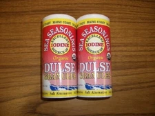 2-Maine Coast Sea Seasonings Organic Dulse Granules 1.5 oz each BB  1/8/26