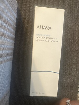 AHAVA Time to Hydrate Hydration Facial Cream Mask, 3.4 fl. oz. New In Box