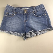 Deuce Jean Shorts Women Size 3 Blue Denim Cutoffs