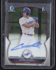 2023 Bowman #CPA-CN Chris Newell 1st Bowman Chrome Auto