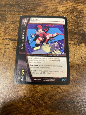 Elektra - Elektra Natchios MMK-011 Marvel Knights VS System 2005 TCG CCG