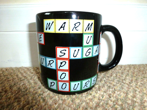 Colourful Mug Tea Time Crossword EBay