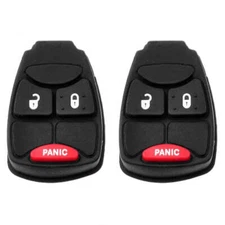 Remote Control Key Fob Accessory Rubber Pad 3B Compatible with Chrysler (2 Pack)