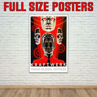 Kraftwerk Trans Global Express Konzert Tour Foto/Poster bis 36 Zoll