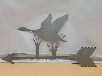 Handmade Metal Flying Duck Weather Vane