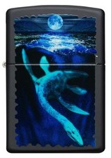 Zippo Black Light Loch Ness Lighter, Glow when exposed to UV Light,  49697, NIB