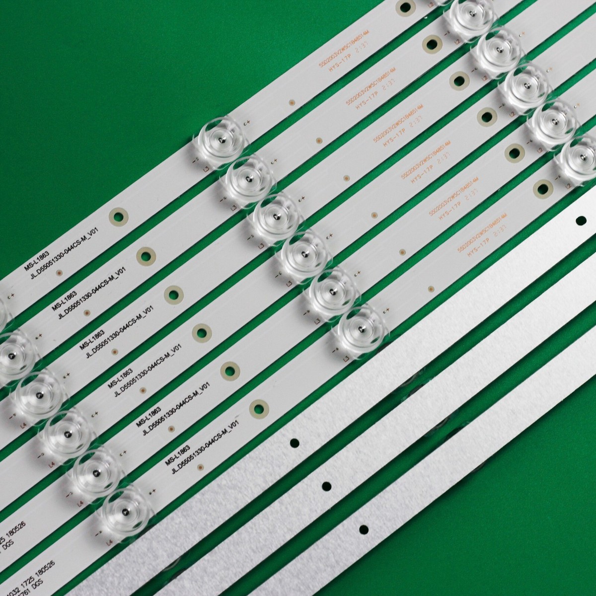 Kit/9pcs LED Strips For JL.D55051330-044CS-M_V01 MS-L1863