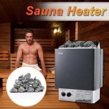 Electric Wet Dry Sauna Heater Spa Steam Stove Oven Rock Control Panel 3-9KW
