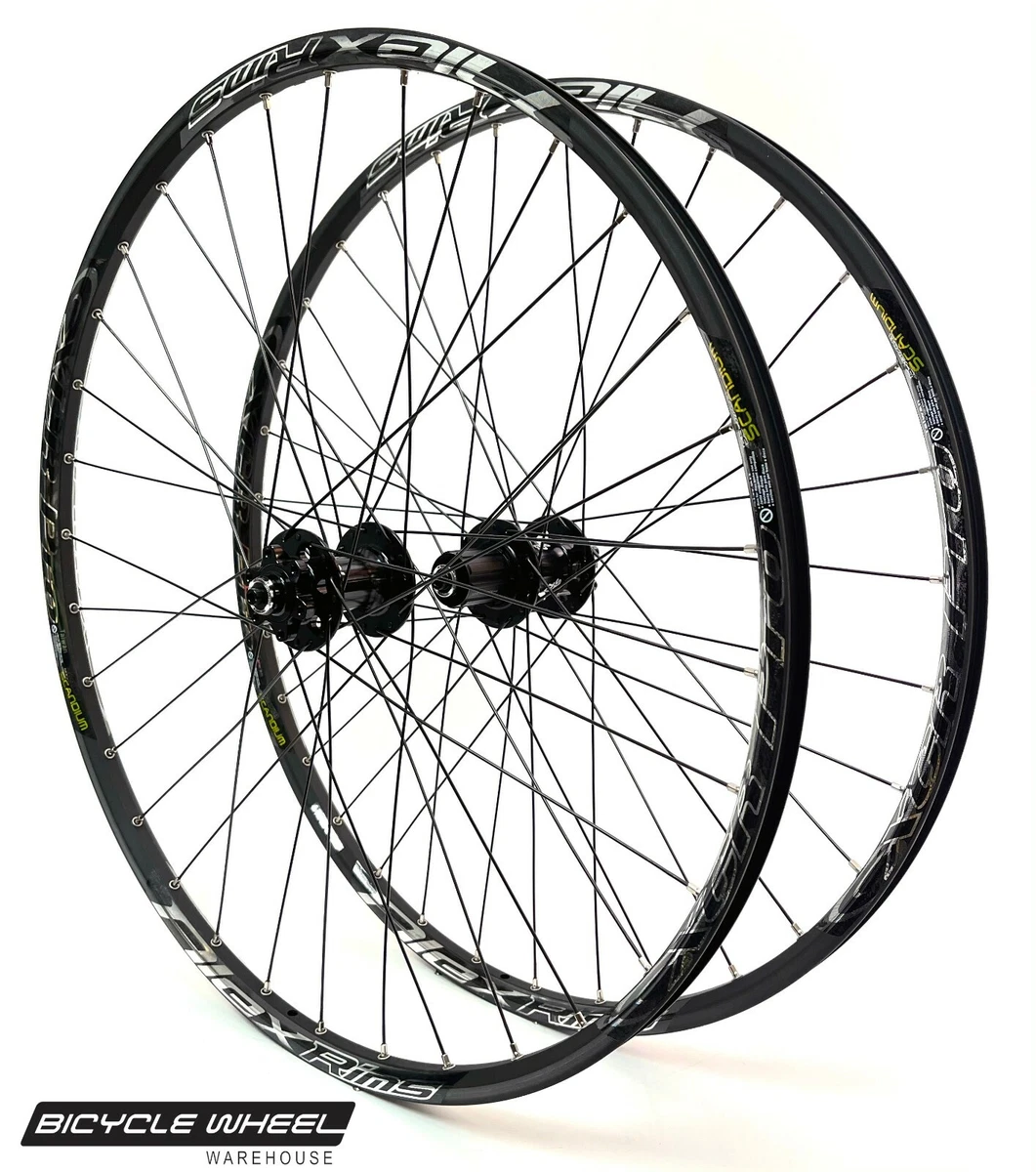 XCR Pro Scandium 26 Wheel Set Speed Tuned 6 Bolt QR Hubs Spokes 8