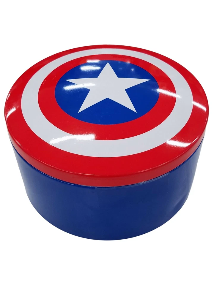 Ropa interior calzoncillos boxer pequeños Marvel para hombre azul Capitán América Foto 2 de 2
