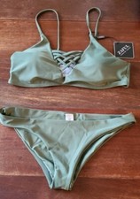 Zaful Forever Young Womens Bikini Green Size Medium FLAW