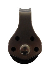 25mm STAINLESS STEEL PULLEY BLOCK WITH NYLON SHEAVE + BRACKET boat yacht rigging