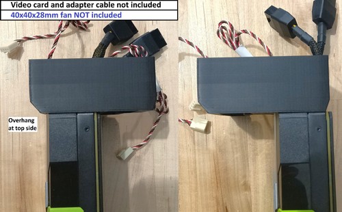 Dual Nvidia Tesla V100 P40 P100 K20 K40 K80 M10 M40 M60 Cooling Fan not included - Picture 4 of 11