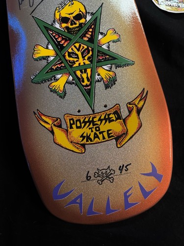 UBER RARE SIGNED Mike Vallely Suicidal Muir Dogtown Skateboard Deck AUTOGRAPHED - Picture 5 of 13