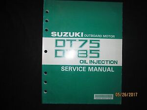 1993-1995 SUZUKI DT75/DT85 OIL INJECTION OUTBOARD MOTOR Service Manual