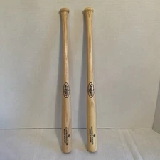 MINI Louisville Slugger Museum & Factory 18’ SOUVENIR WOOD Baseball Bat Set Of 2