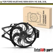 Engine Radiator Cooling Fan w/ Shroud Assembly for Ford Mustang 99-04 3.8L 3.9L