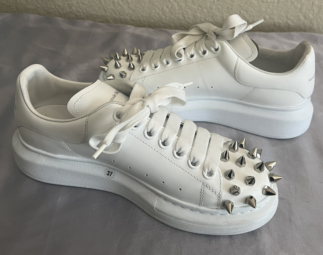 Alexander McQueen Punk Stud Sneakers Shoes Sold Out 2023 Style image 3