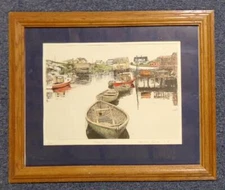 Signed Colored Etching Peggy’s Love Canada Print Marc