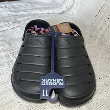NWT Women's Rugged Shark Fleece Lined Clogs