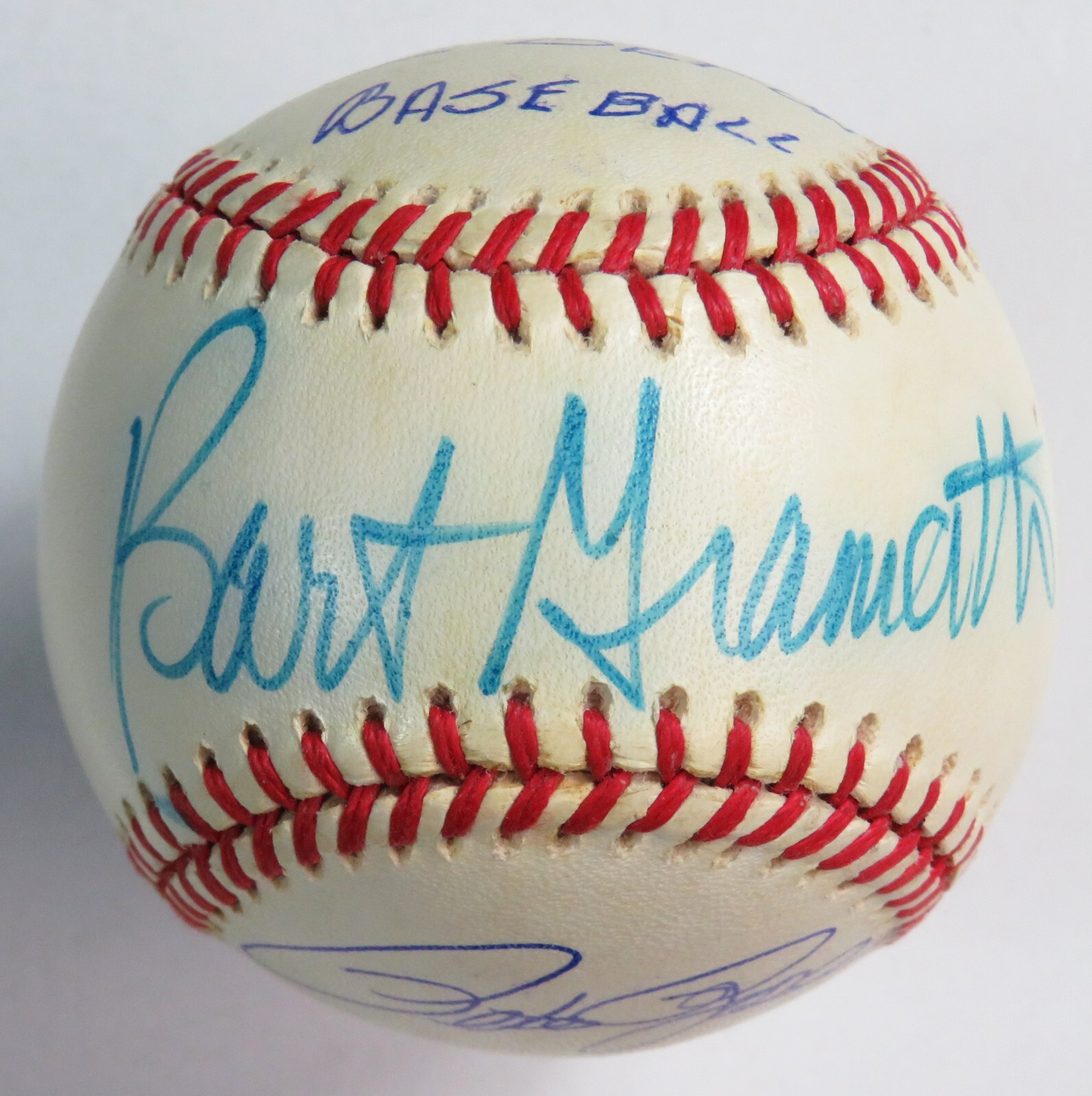 Pete Rose Autographed Signed & BART GIAMATTI Auto NL Baseball w/ "I'm Sorry.." JSA 