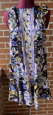 NWT Free People Small Summer Tulum Linen Blend Tunic Dark Boho Y2K Women's Dress