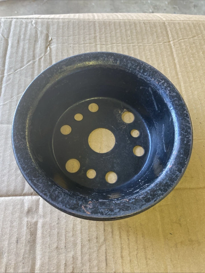 Vintage 346290 Crankshaft Add On Pulley Power Steering Corvette 75-81 Chevy V8 - Image 2 of 4