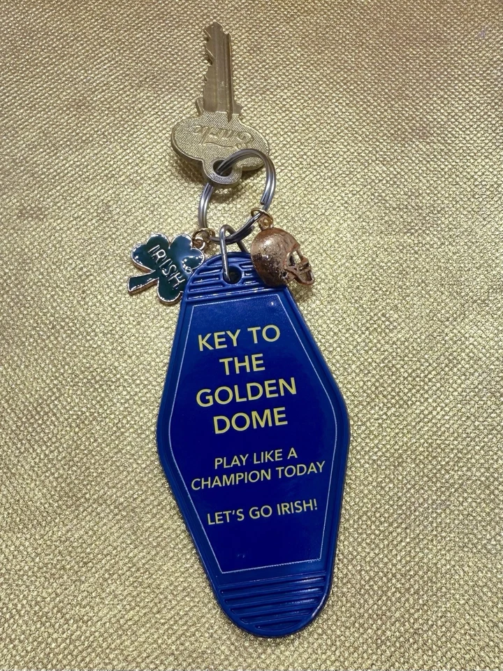 Key To Notre Dame Stadium Motel Keychain - Image 2 of 3