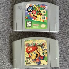 Super Mario & Mario Party Nintendo 64 N64 Game Bundle Authentic Tested