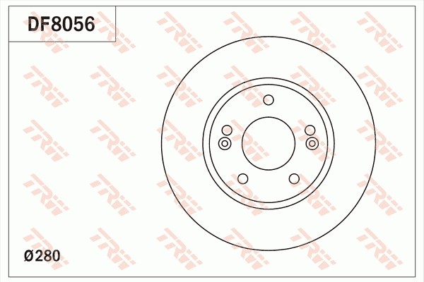 Disque de frein TRW DF8056 pour trajets quotidiens sécurisés en famille