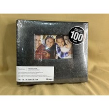 Recollections Mega Scrapbook Album 8x8 Black Embossed Cover 100 Pages