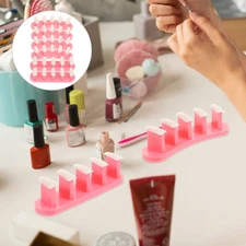 2 Boxes Plastic Nails Tip Stand Nail Training Rack Nail Display Rack Display