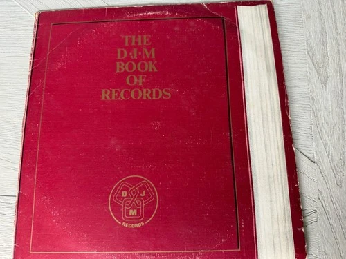 RARE 1974 DJM Book of Records PROO Sampler Vinyl LP - Elton John - Book Sleeve