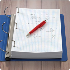 Filler Paper, 8-1/2" X 11", 4 X 4 Graph Rule, 3-Hole Punched, Loose-Leaf Pape...