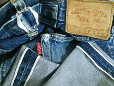 HOT 1920 VTG Men LVC USA LEVIS 201 BIG E SELV...