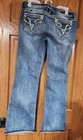 Vigoss Bootcut Jeans Women's 32 X 30 Light Blue Wash Thick Stiching  — photo 1