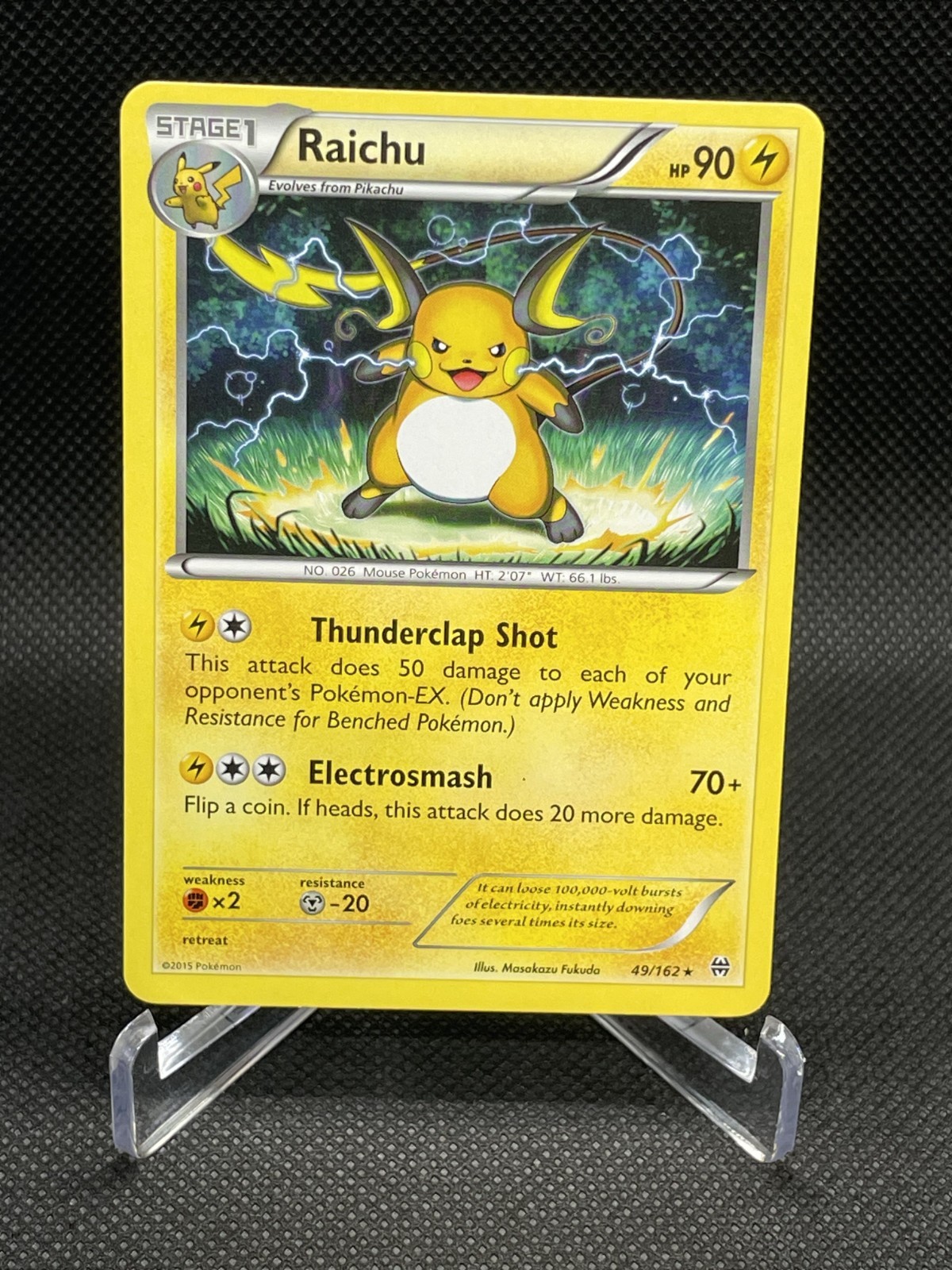 Raichu Pokemon TCG 49/162 Breakthrough Regular