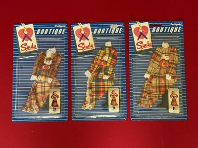 Vintage Pedigree Sindy Boutique 43014 Highland Fling 1984 MOC 3 Varianten