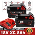For Milwaukee M18 8.0Ah 18V Lithium XC Extended Capacity Battery 48-11-1865 Tool