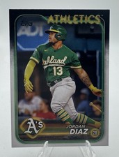 2024 Topps #697 Jordan Diaz Oakland Athletics