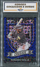 2021 Fernando Tatis Jr. Panini Chronicles Crusade #5 Blue Velocity Prizm Padres